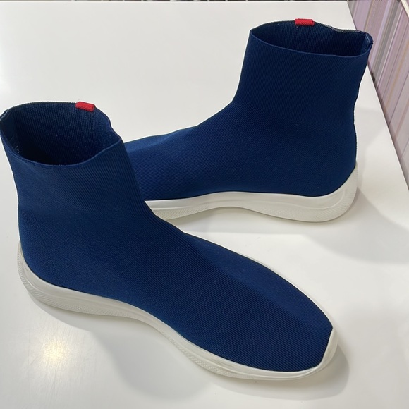 Prada Logo Band Sock Sneakers - Picture 4 of 10